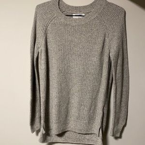 Grey knit sweater